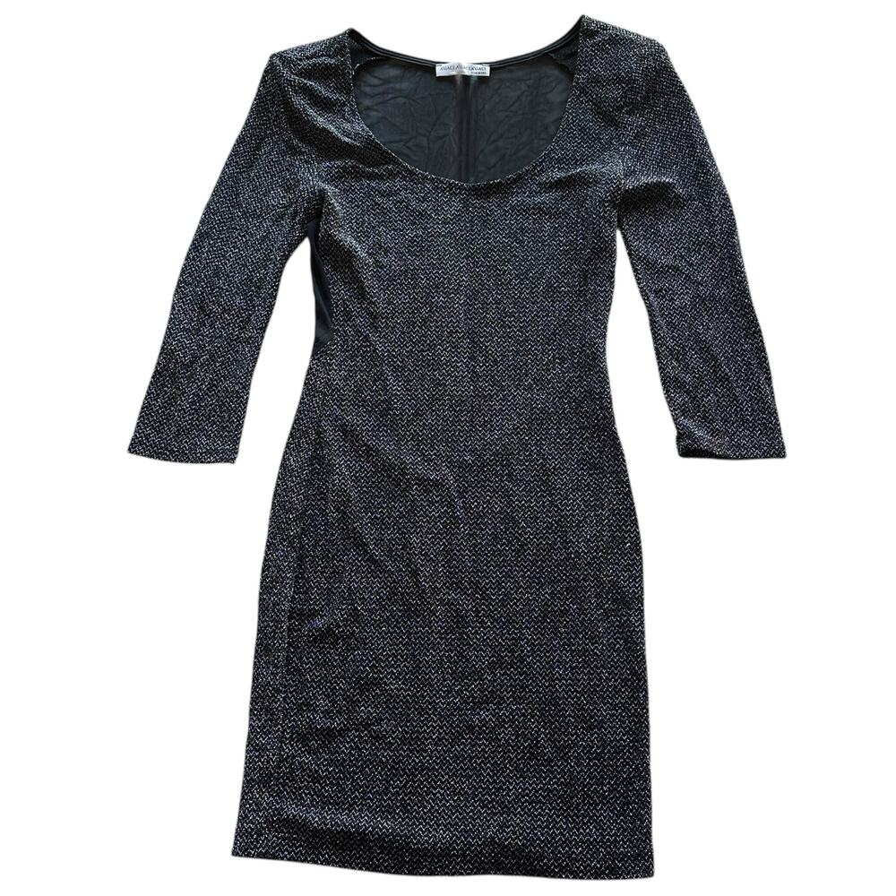 Womens Bodycon Dress Size Small Super Sexy Sparkly Sheer Back Metallic Fancy Fun